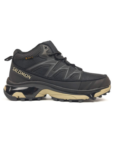 Salomon XT-6 Mid Gore-Tex Black Beige С МЕХОМ