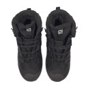 Salomon Quest 4 Mid Thinsulate Gore-Tex Black Gray WITH FUR