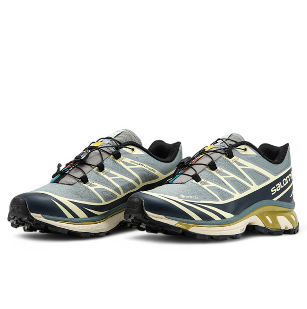 Salomon XT-6 Gore-Tex Blue Beige