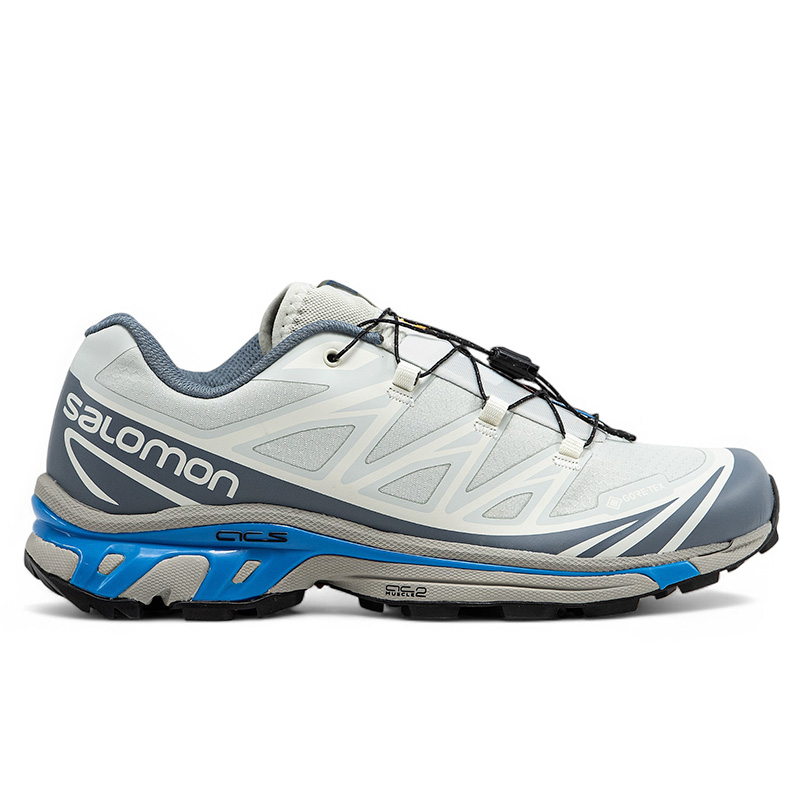 Salomon XT-6 Advanced Gore-Tex Soft Ground White Grey Blue